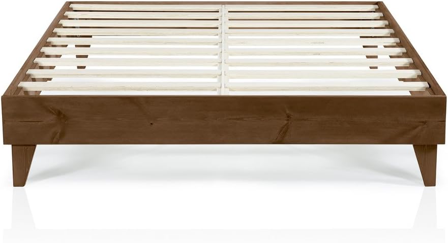 Queen Wood Platform Bed Frame R644