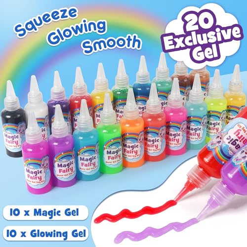 Glow in The Dark Water Gel Kit with Squishy Molds I21756