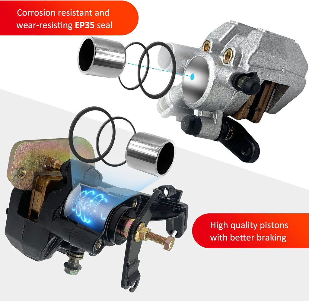 Brake Calipers for Honda TRX400 EX Sportrax 2005-2008 TRX400 X 2009-2014 V282134