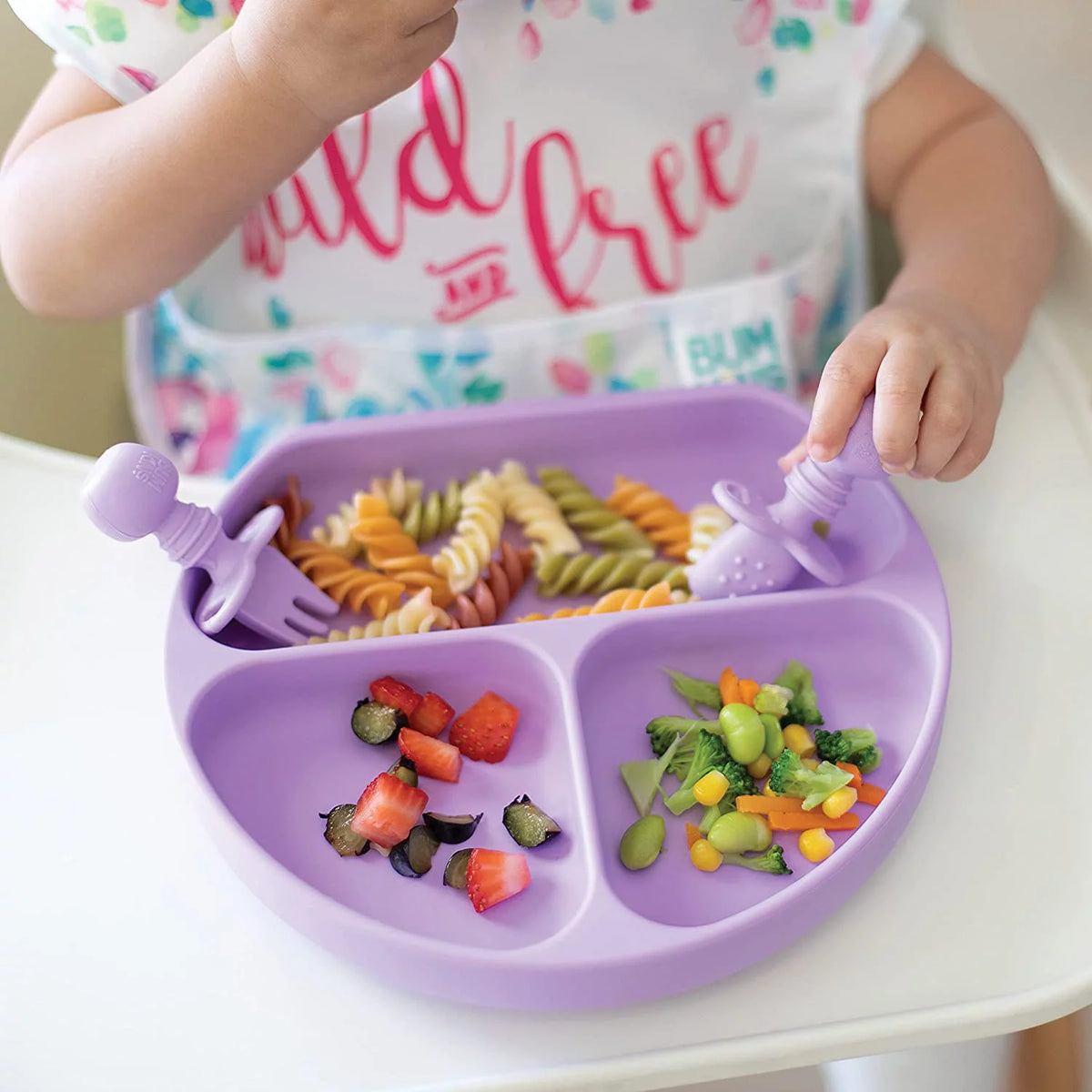 Silicone Suction Divided Plate for Baby and Toddler, BPA Free A36300
