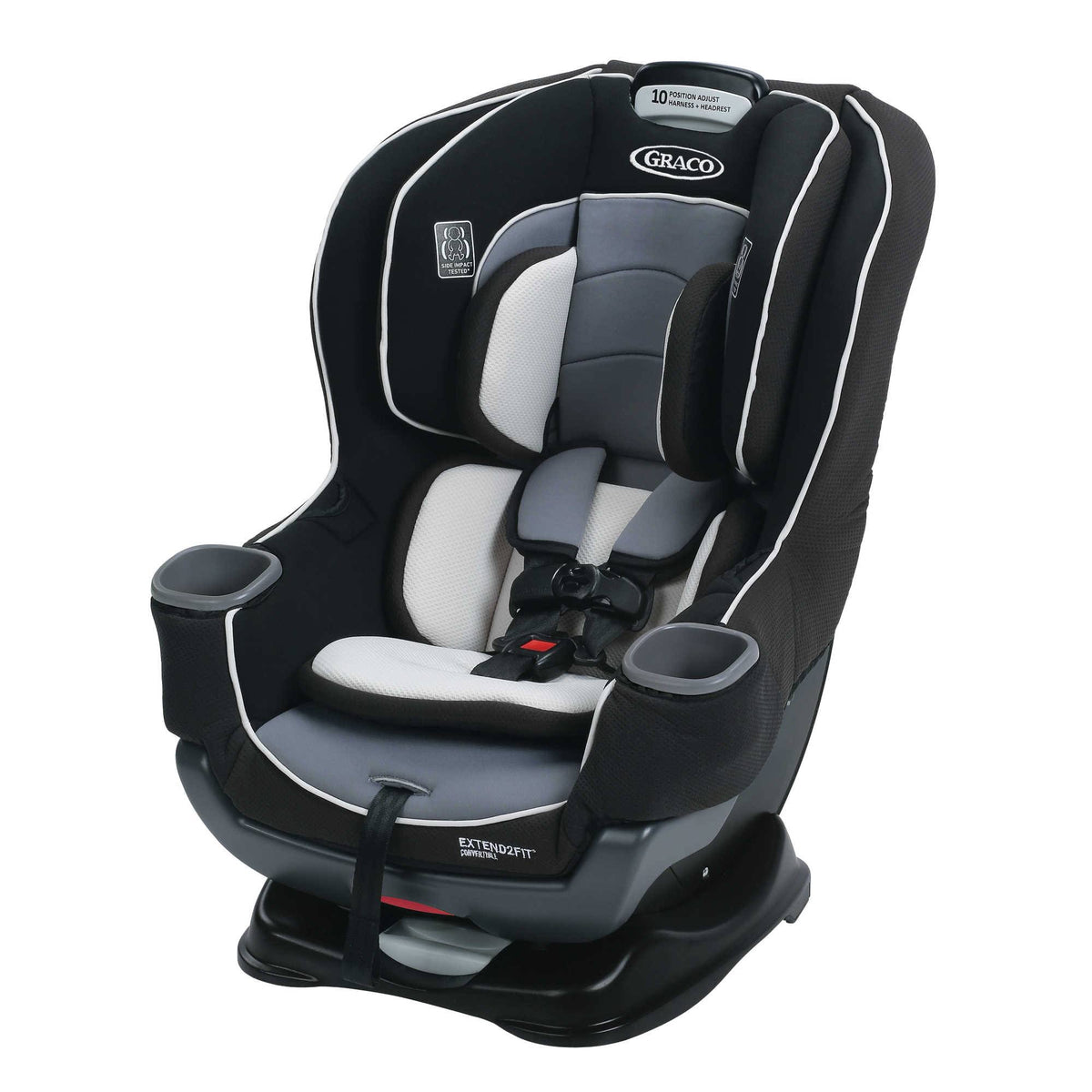 Black/Grey Convertible Car Seat X84977