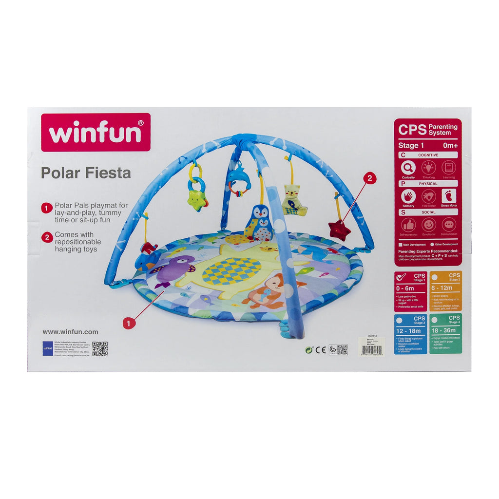 Polar Fiesta Activity Playmat with Hanging Toys Z73567