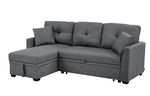 Oversized Corduroy U-Shaped Sectional Sofa with Chaise Lounge and 7 Toss Pillows L469898
