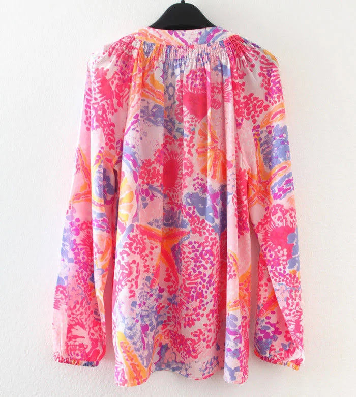 Paradise Pink Bohemian Beach Top G876459