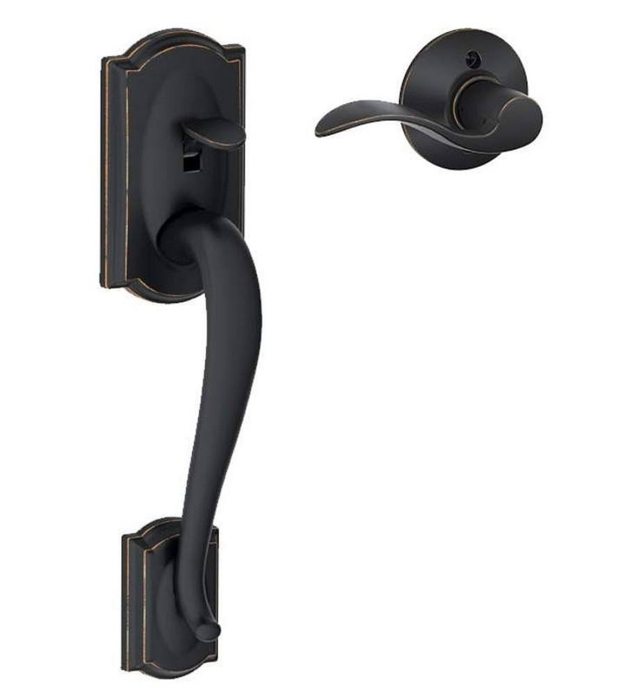 Aged Bronze Lower Handleset J978
