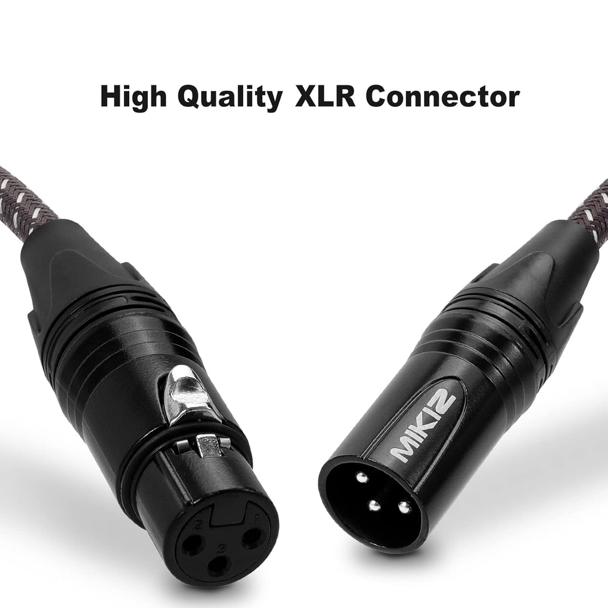10-Pack Braided XLR Microphone Cable Z4071
