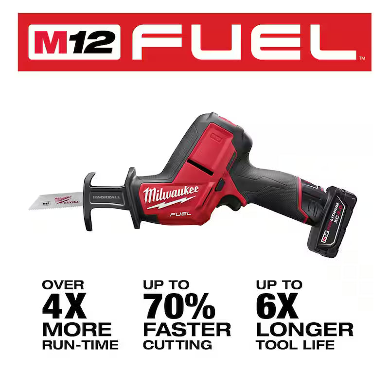 12V Lithium-Ion Brushless Cordless Reciprocating Saw Kit with 6.0Ah Battery D3108