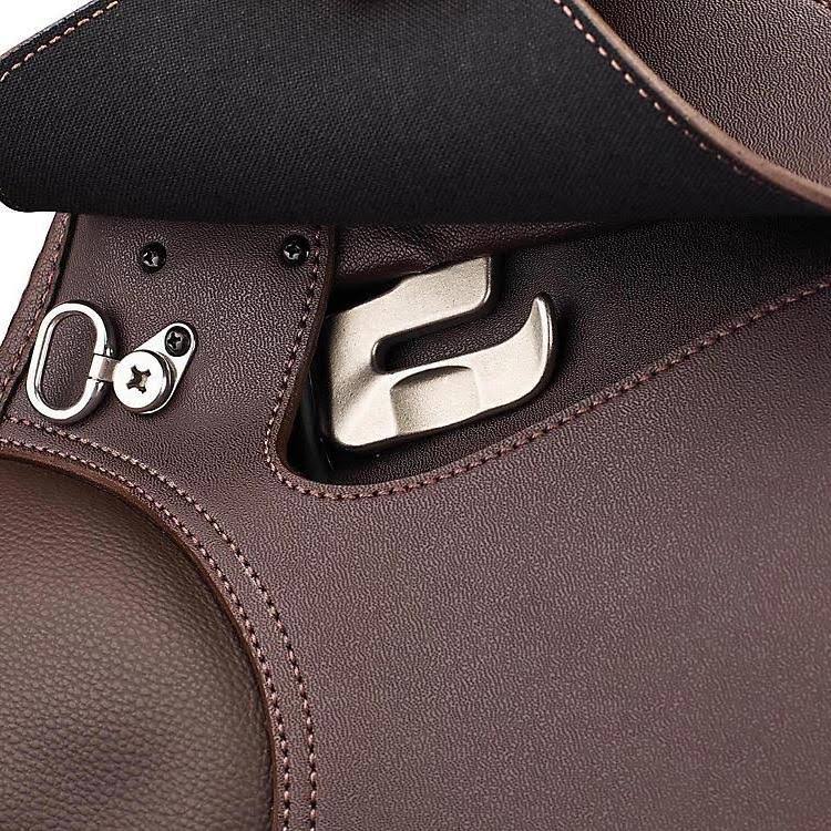 Brown Flocked All Purpose Saddle 18 B538