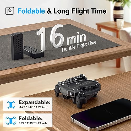 1080P Camera FPV Foldable Drone with 2 Batteries E192