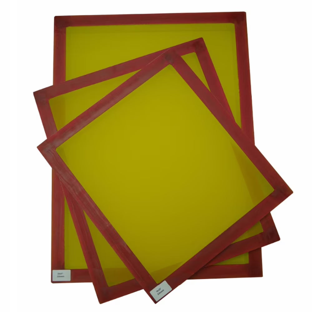 6 PCS 20" x 24" Aluminum Screen Printing Frames with 230 Yellow Mesh J71289