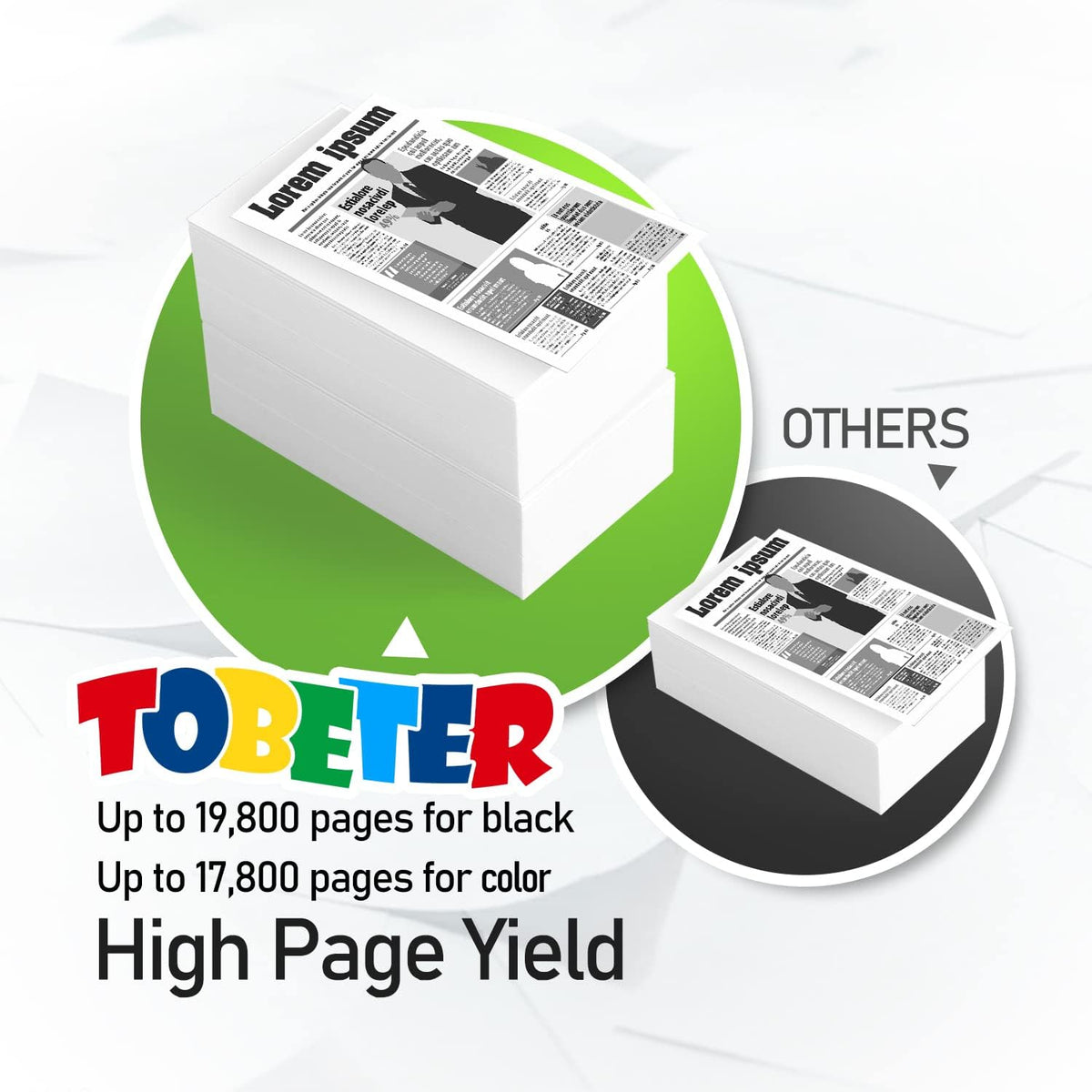 Remanufactured Toner Cartridge Replacement 4 Pack S5487