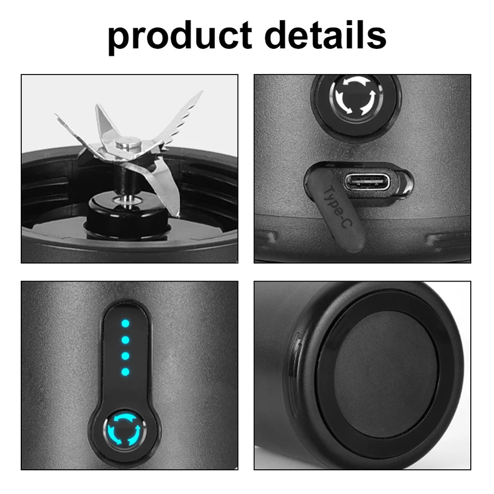 Portable USB Electric Blender 530ml F425