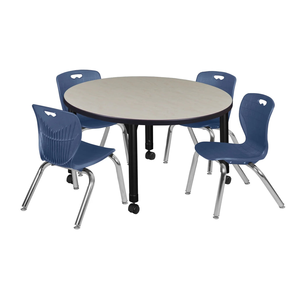 42" Round Height Adjust Table Z561