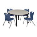 42" Round Height Adjust Table Z561