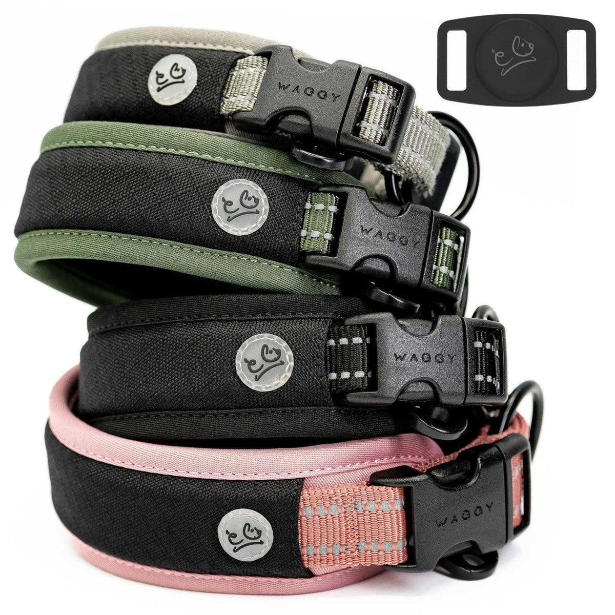 Adjustable Reflective Padded Dog Collar T895393