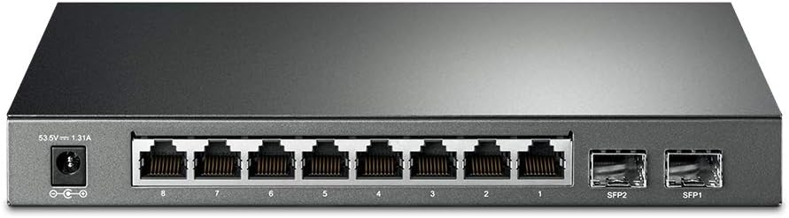 8 Port Gigabit Smart Managed PoE Switch with 2 SFP Slots I568666