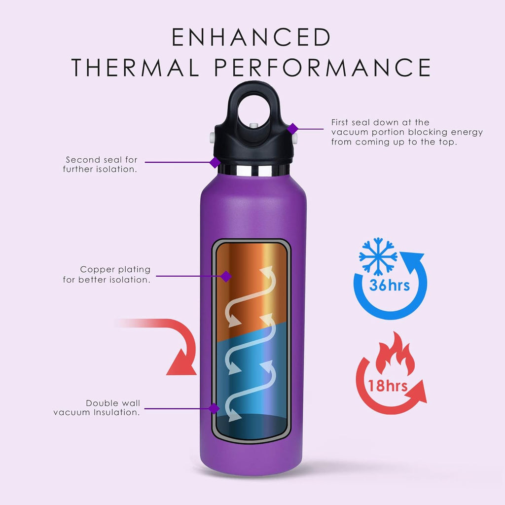 20oz Stainless Steel Vacuum Insulated Water Bottle N160875