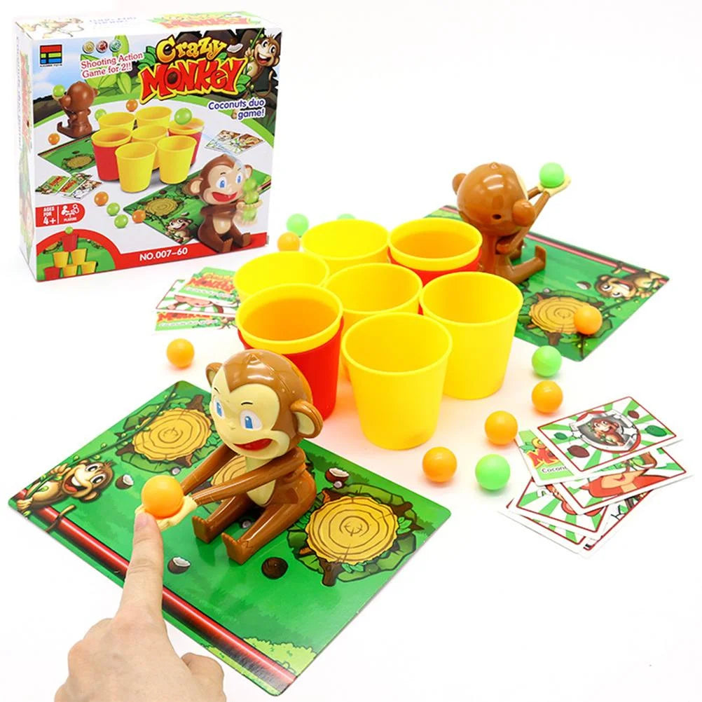 Funny Monkey Shooting Basket Toy Party Board Game L246