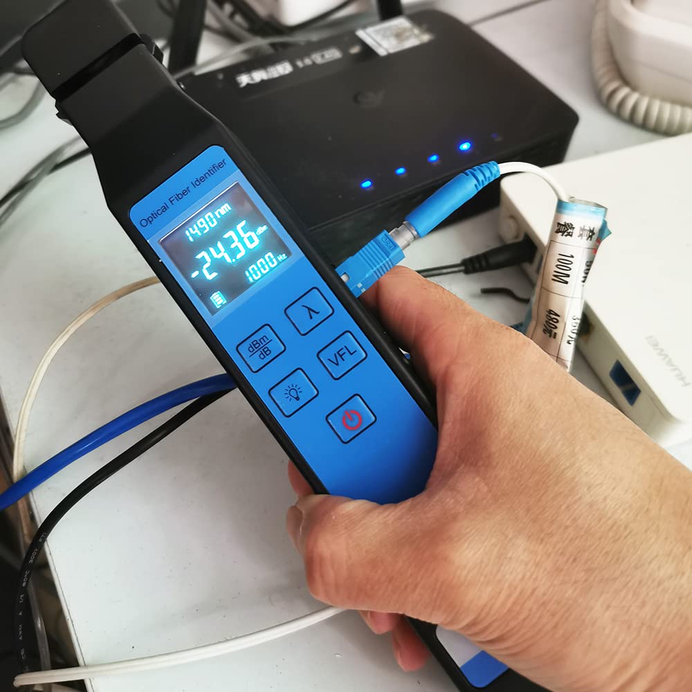 Optical Fiber Identifier with 10mw VFL and Optical Power Meter FTTH Tool O37427