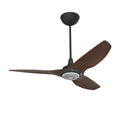 52 Ceiling Fan with Cocoa Aluminum Blades and Black Finish V938536