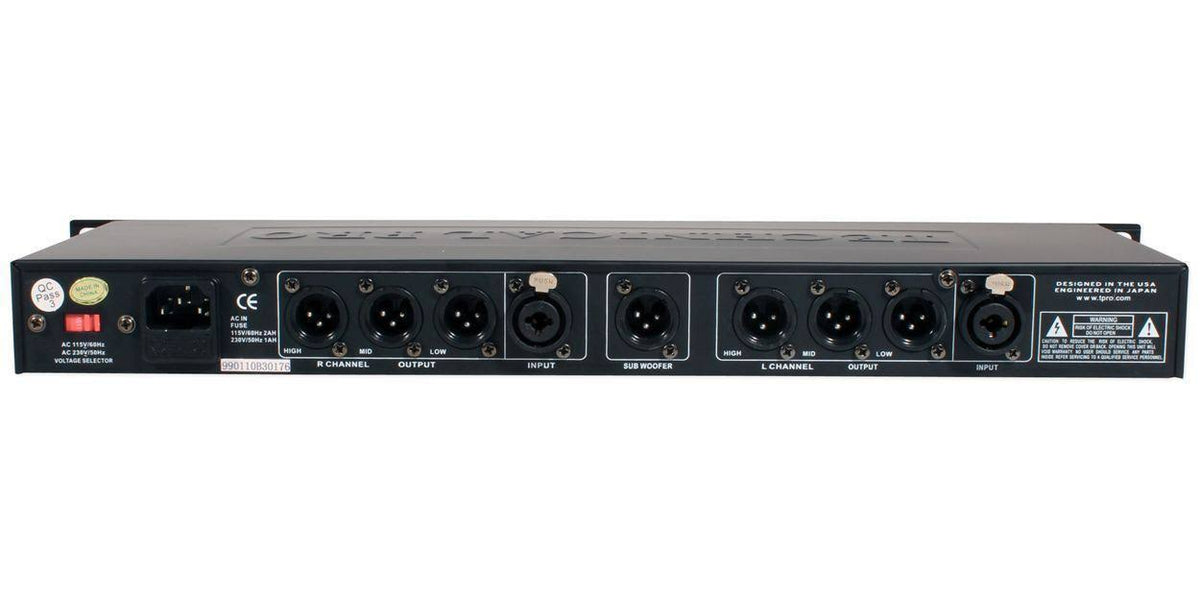 3 Way Crossover with Subwoofer Output A71998