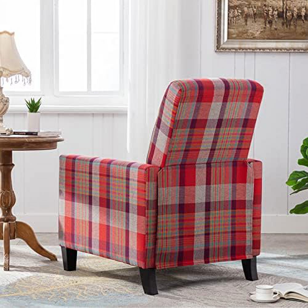 Button Tufted Club Chair with 4 Angle Adjustable Backrest T908
