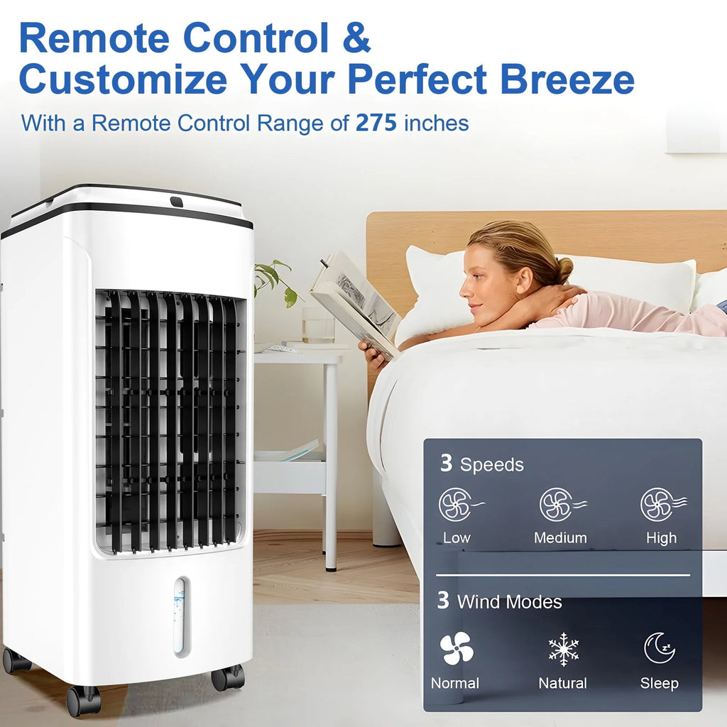 3-in-1 Evaporative Air Cooler Portable Air Cooling Fan with Remote Control K594645