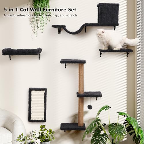 Gray Cat Wall Shelves Q290999