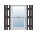 Vinyl Three Board Spaced Shutters P19547