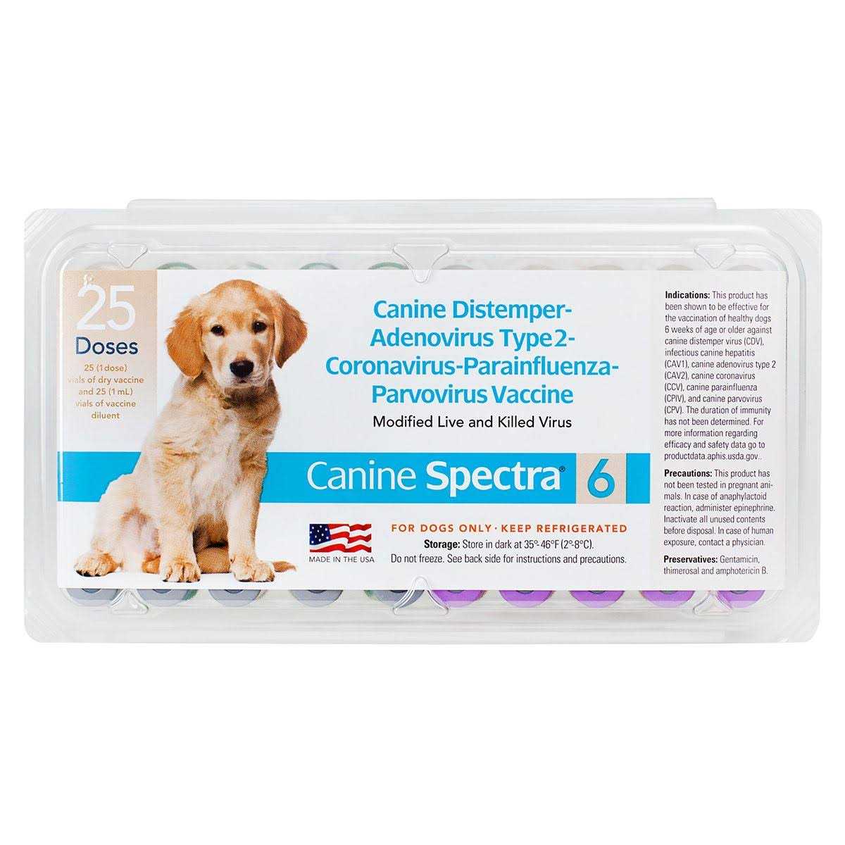 Canine Spectra 6 Dog Vaccine D3819