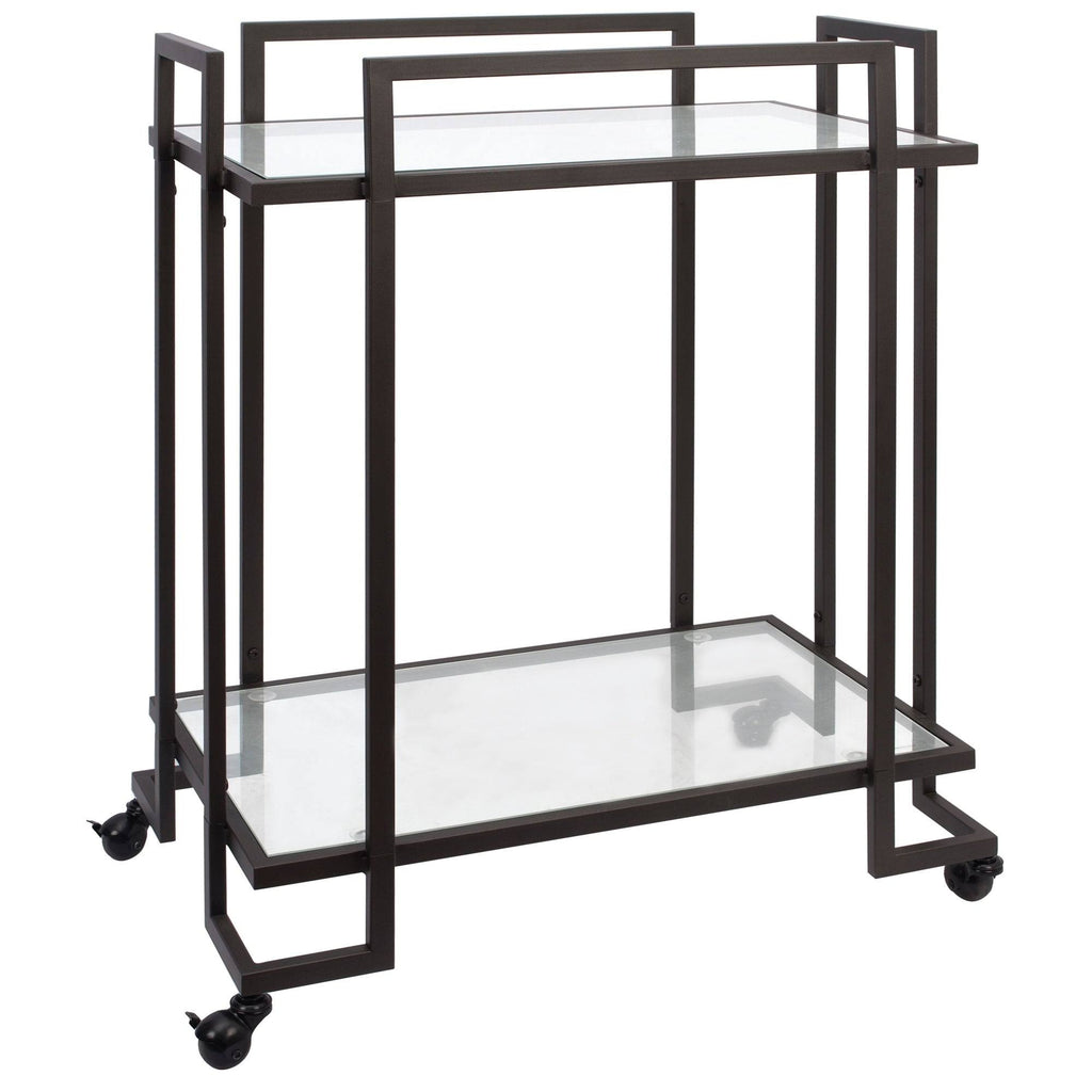 Gold 2-Tier Serving Cart E903103
