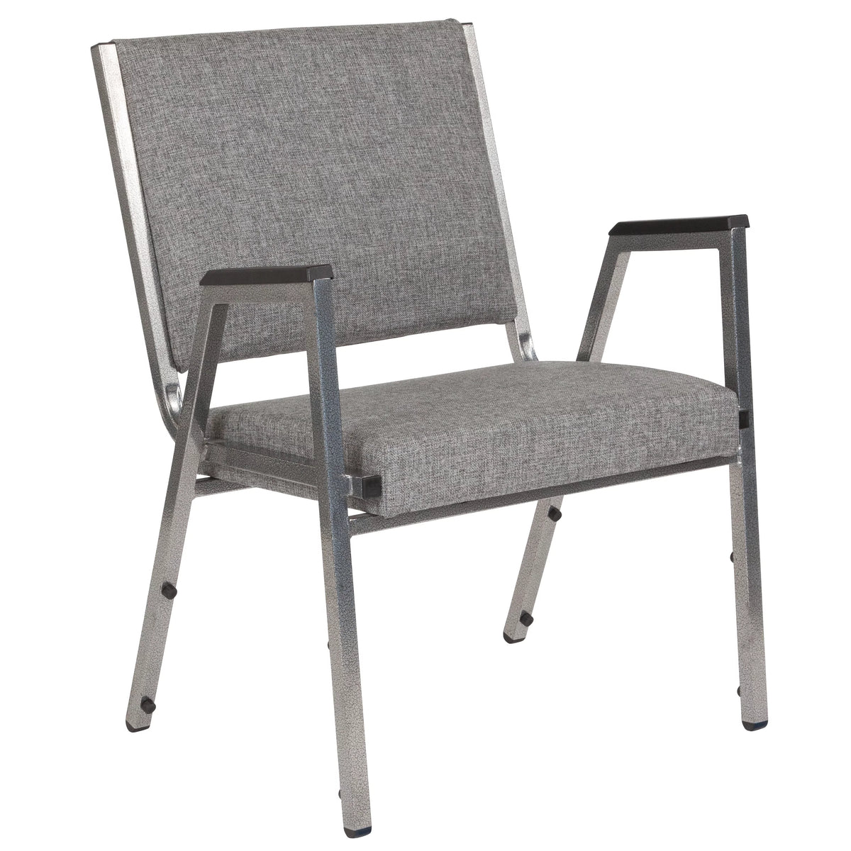 4 Pack Gray Antimicrobial Fabric Bariatric Medical Reception Arm Chair Q418428