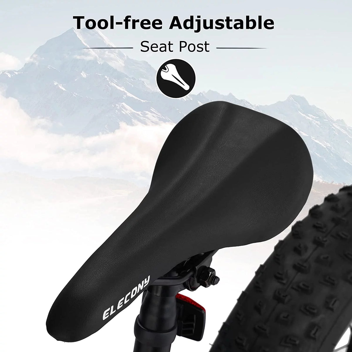 24 Inch Fat Tire Bike 7 Speeds Dual Disc Brake High-Carbon Steel Frame W86094