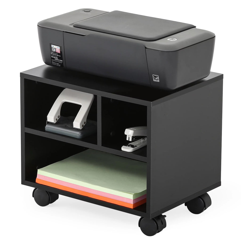 Under Desk Printer Stand Cart with Wheels Z463825