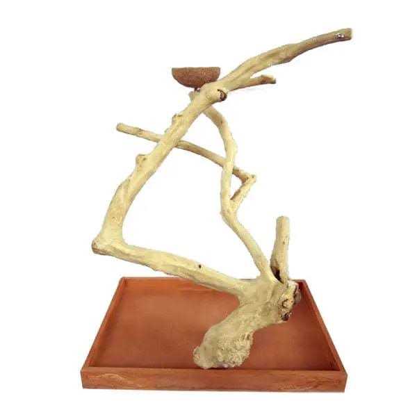 Java Wood Table Top Play Stand Q65125