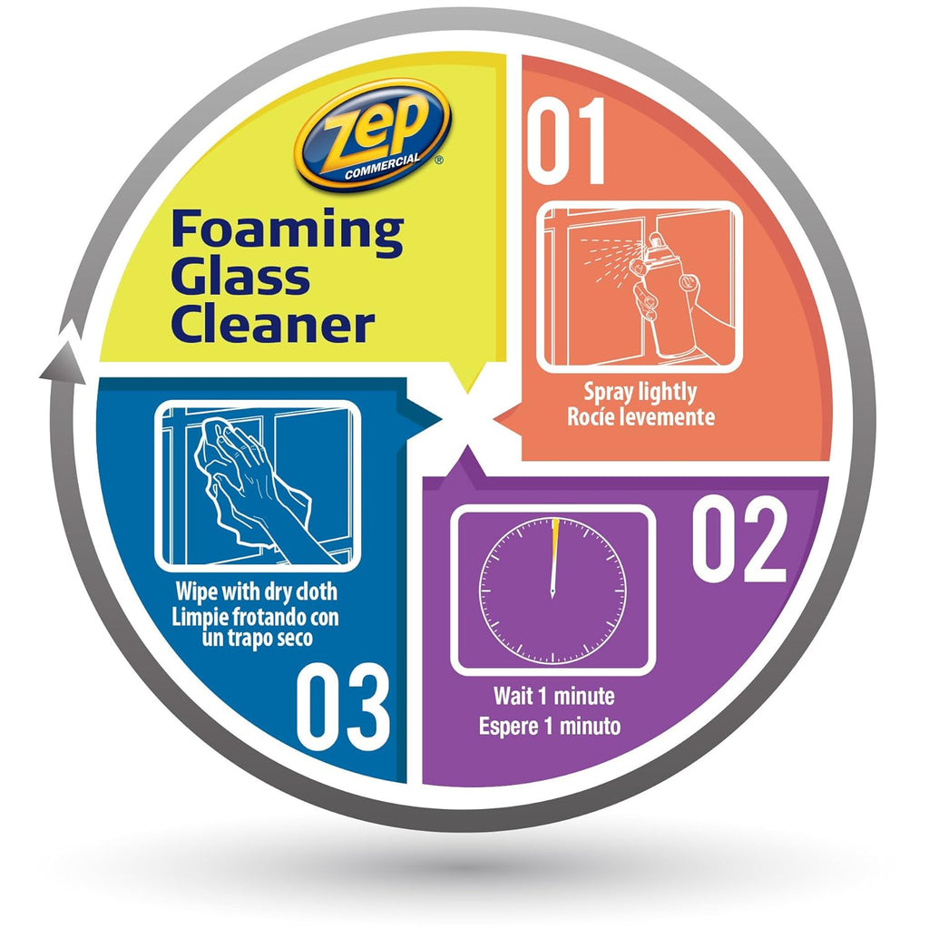 Foaming Glass Cleaner, Pack of 2 O144323