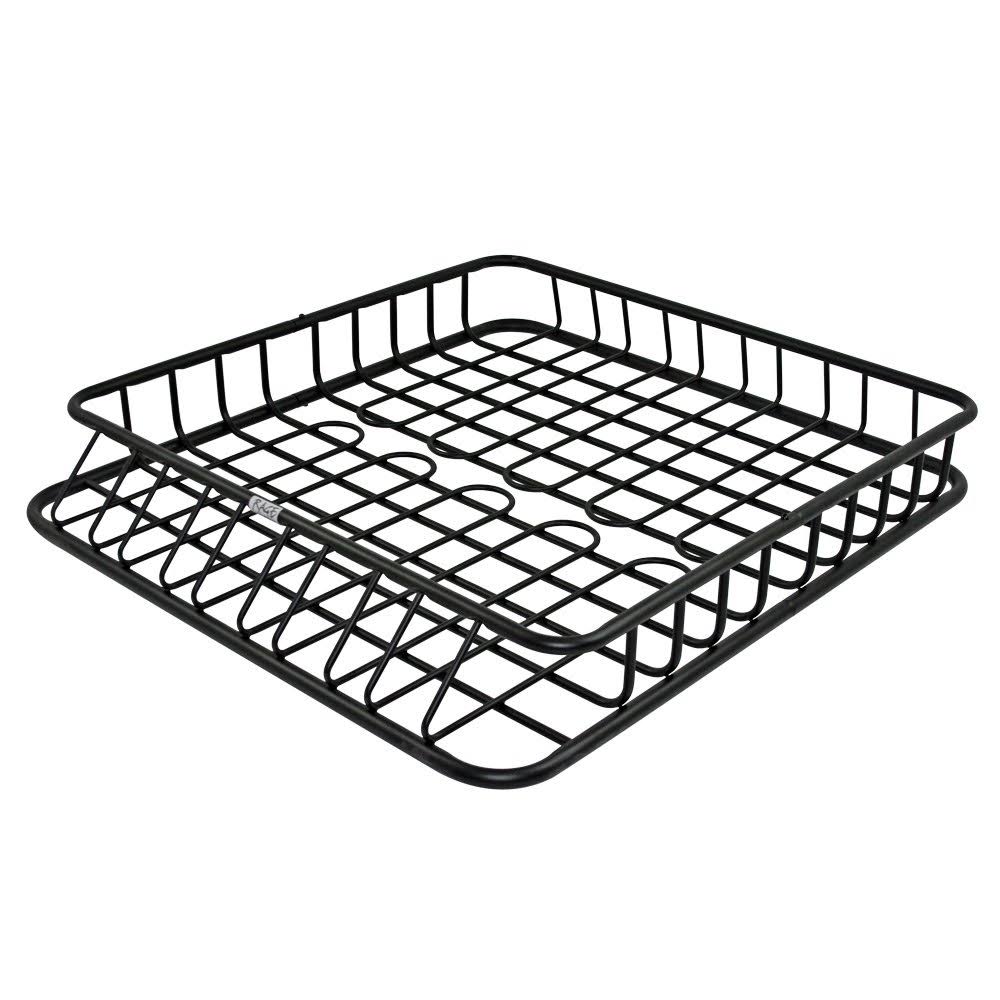 Heavy Duty Roof Rack Cargo Storage Basket, Black Y723364