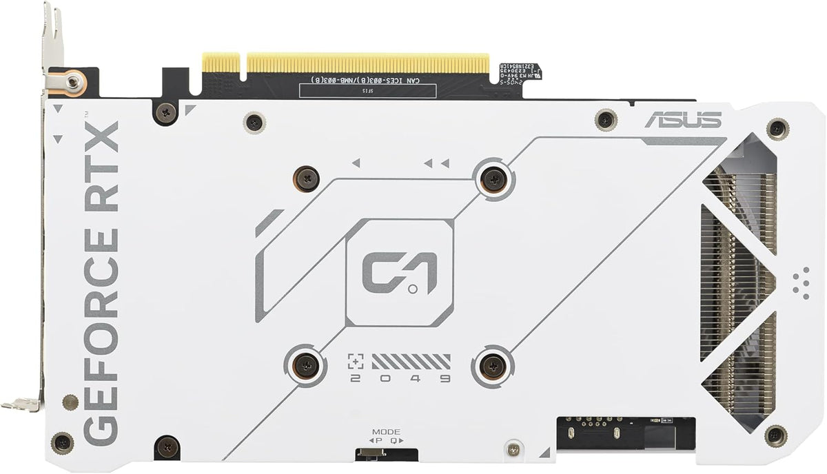 White GeForce RTX 4070 Super 12GB GDDR6X Graphics Card A54850