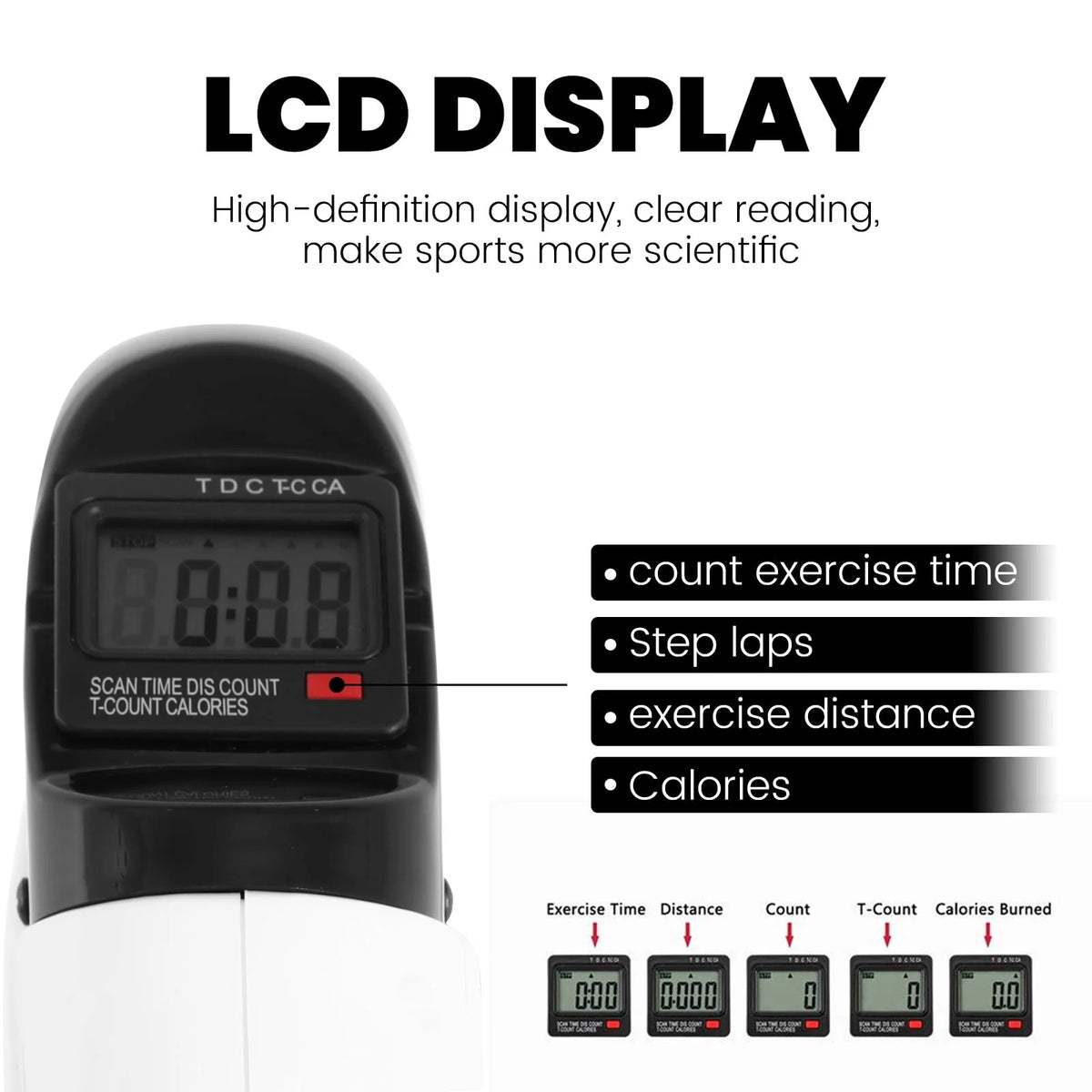 Under Desk Exercise Bike with LCD Screen I2681