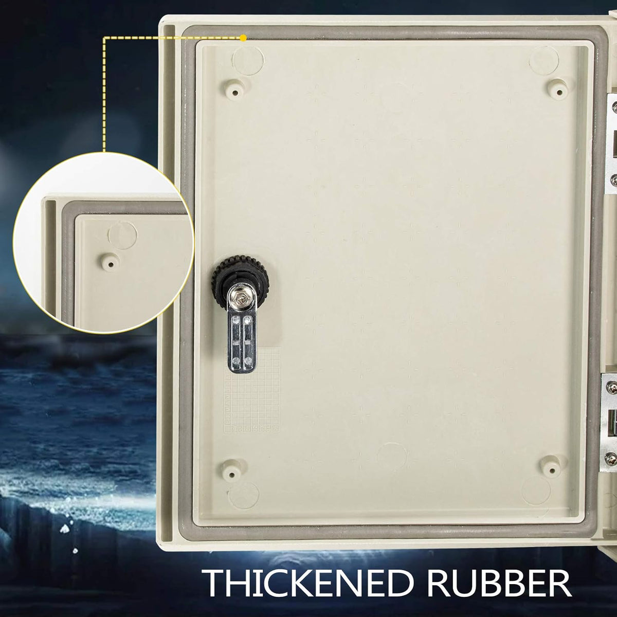 12 x 10 x 6'' NEMA 4X Fiberglass Electrical Enclosure C799118