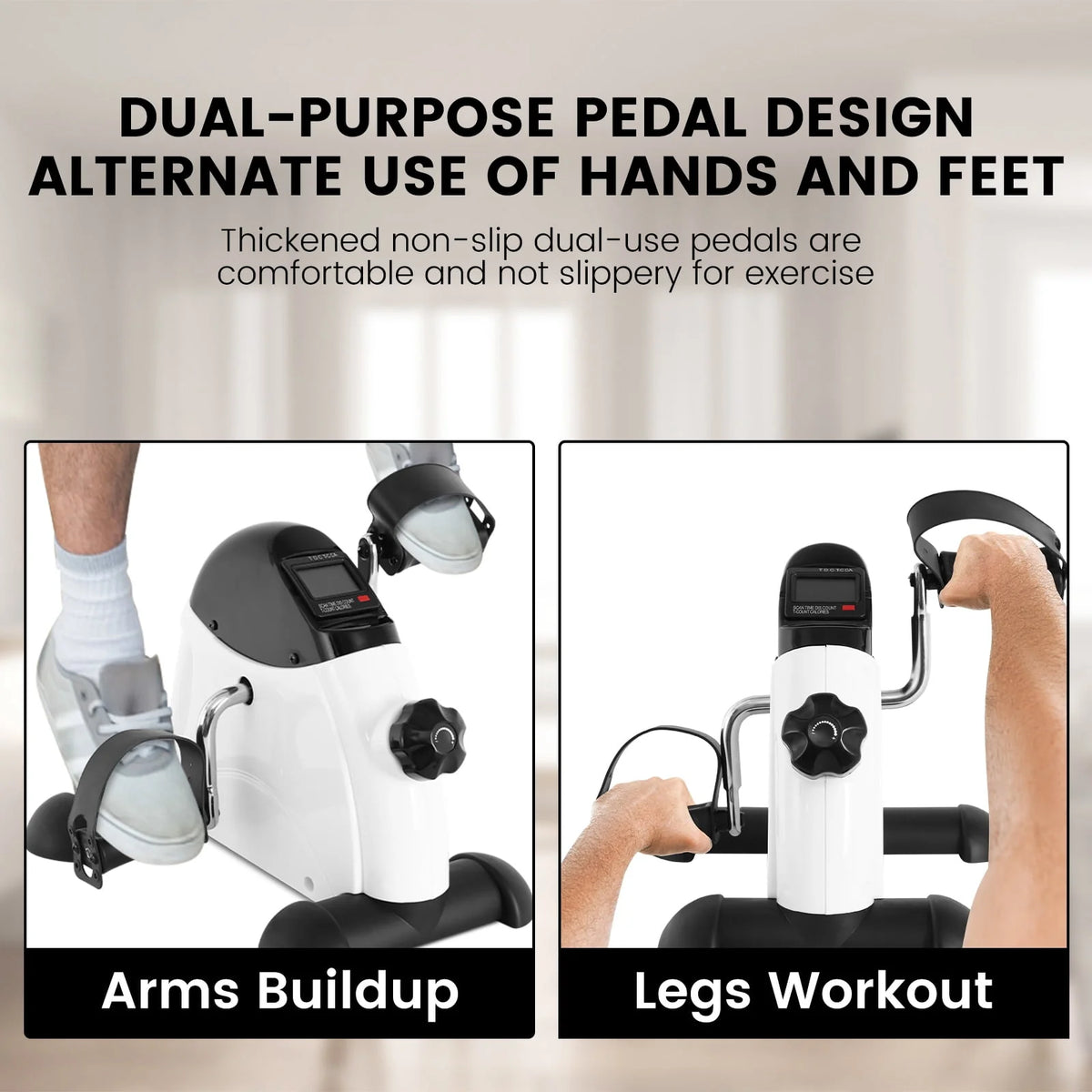 Under Desk Exercise Bike with LCD Screen I2681