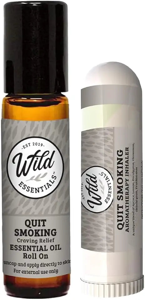 Nasal Inhaler and Roll On Essential Oils 2 Piece Set L5638