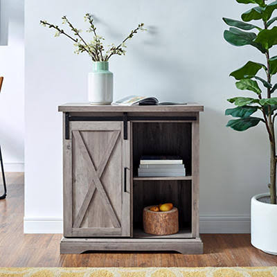 32x22 Sliding Door Accent Storage Cabinet L36309