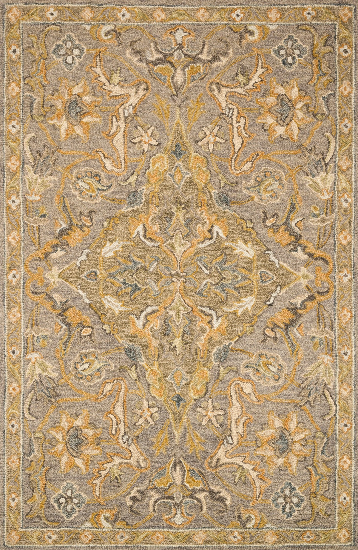 Grey Multi Rug 7'9 x 9'9 L4609