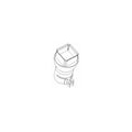 Hot Air Nozzle 3mm x 17 3mm W9852
