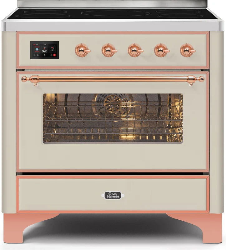Antique White Induction Range with Electric Oven N83364