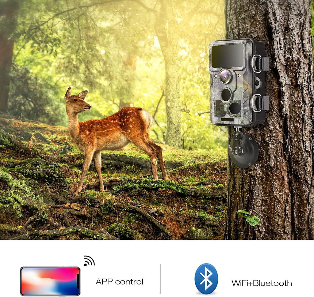 20MP 1296P Night Vision Motion Activated Waterproof IP66 Trail Camera Y94688