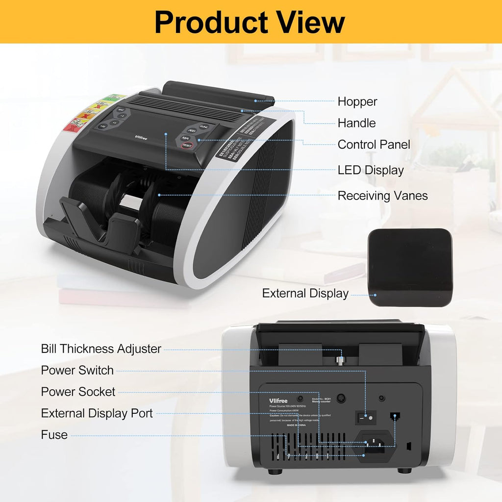 Money Counter Machine with Counterfeit Detection N4704