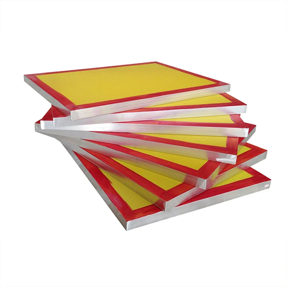6 PCS 20" x 24" Aluminum Screen Printing Frames with 230 Yellow Mesh J71289
