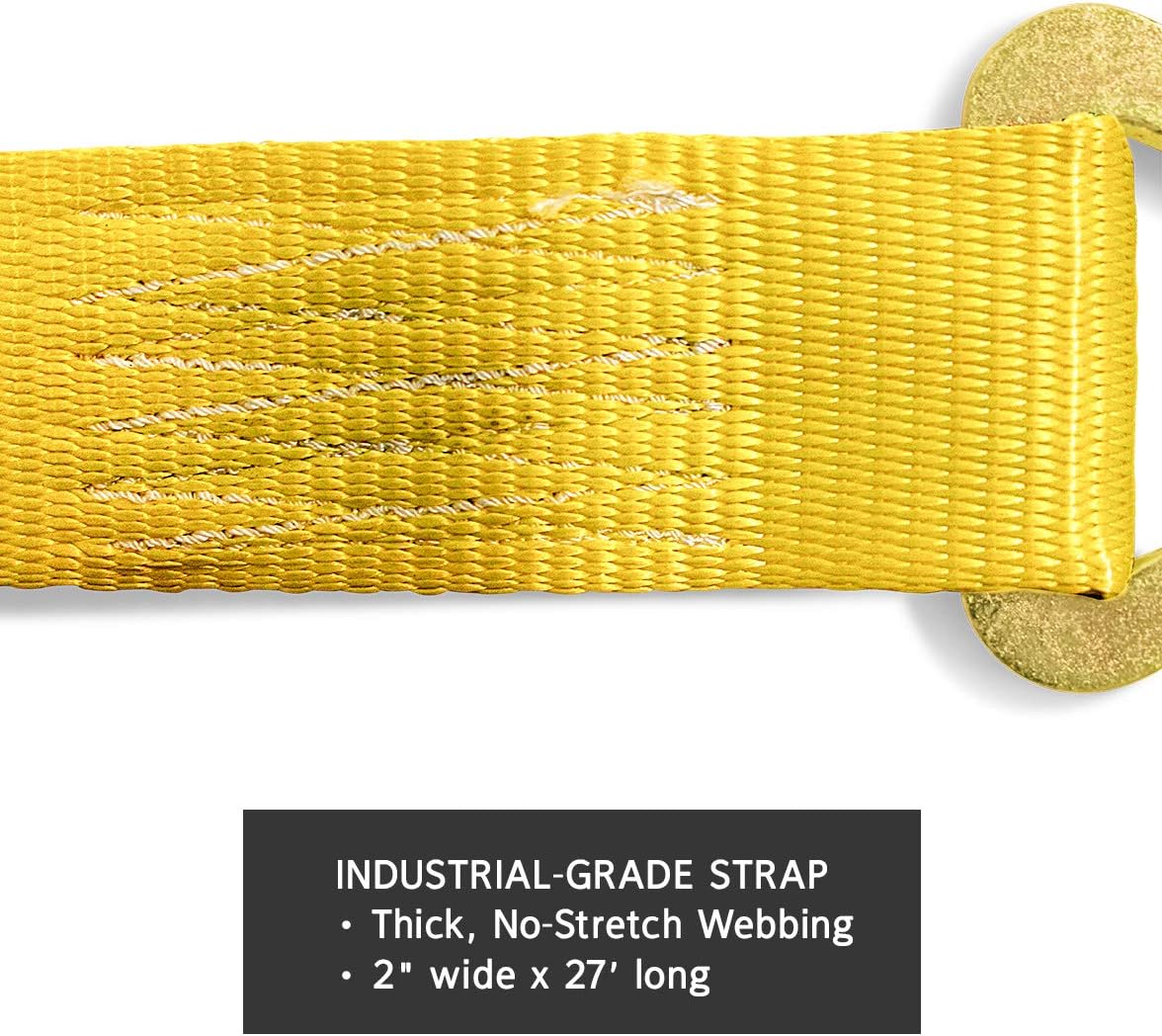 Flatbed Tie Down Kit 10 Pieces 5/16 Inch Grade 70 Chain Ratchet Binders Corner Protectors Ratchet Straps D762